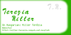 terezia miller business card
